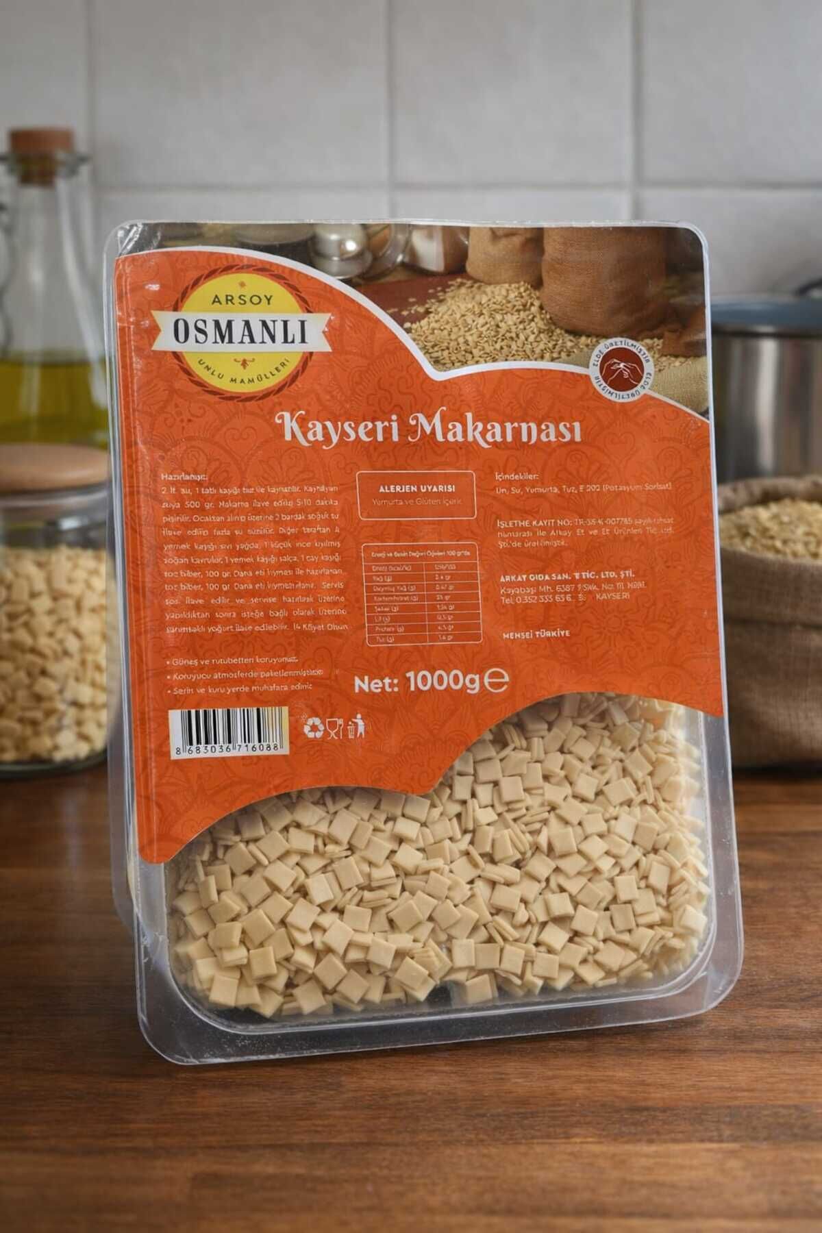 Kayseri Kesme Makarnası Geleneksel 1000 gr